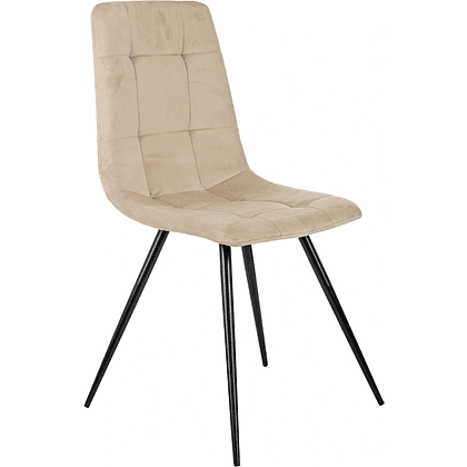 Стул Бюрократ "CH-K1_4", ткань, бежевый, металл, комплект 4 штуки - 5