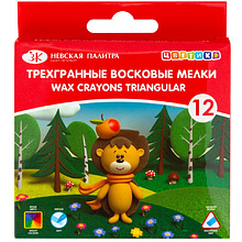 Мелки восковые "Цветик"