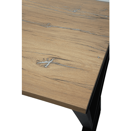 Стол письменный ALLERD GEON, черный муар, Дуб Нокс - 3