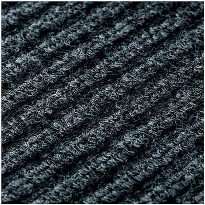 Коврик придверный "OfficeClean", 40х60 см, ребристый, серый - 3