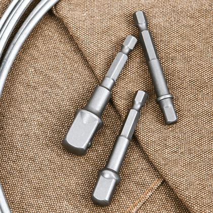 Набор адаптеров шестигранников Deli YS EDL110002, 1/4 на квадрат 1/4'', 3/8'', 1/2" - 3