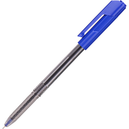 Ручка шариковая "Arrow", 0.7 мм, прозрачный, синий, стерж. синий
