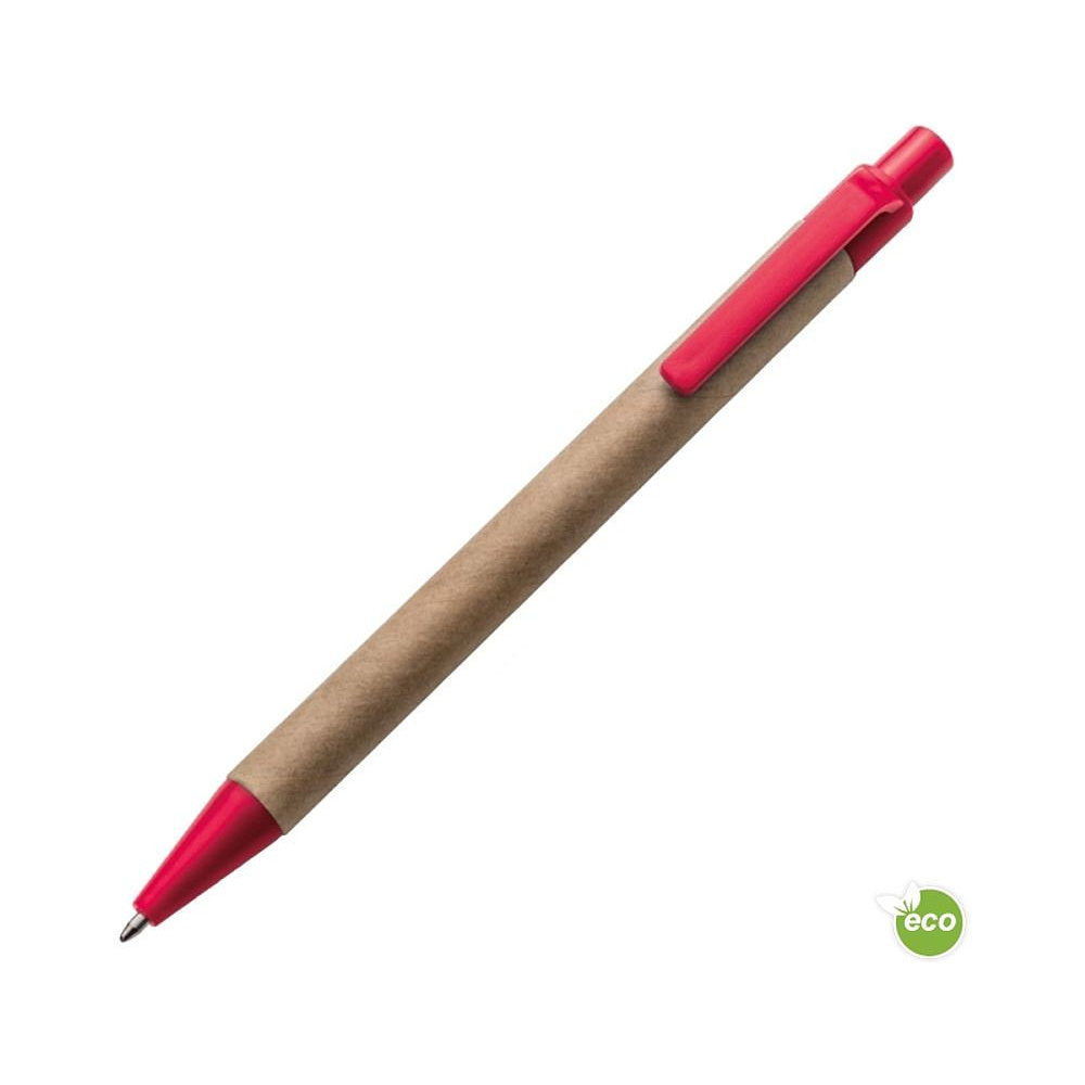 Ручка шариковая автоматическая "Bristol", 0.7 мм, коричневый, красный, стерж. синий