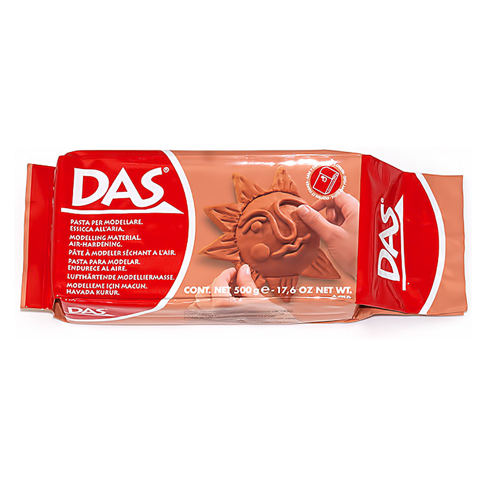 Паста для моделирования "DAS", 500 г, терракотовый