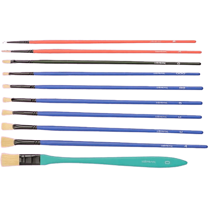 Набор кистей Himi "Miya Little Bird", микс, 10 шт, голубой - 4