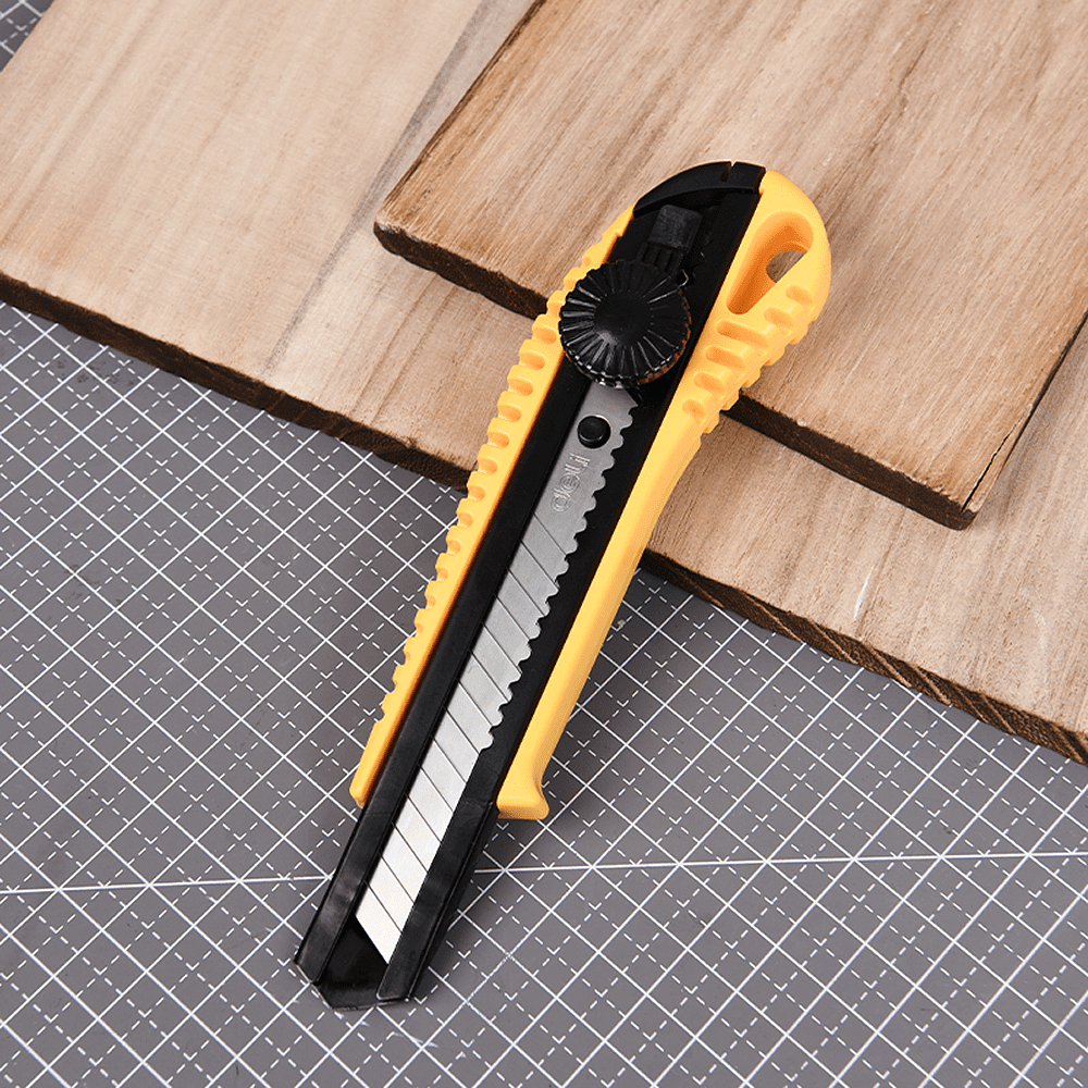 Нож универсальный "Deli DL003A", 18 мм, усиленный - 4