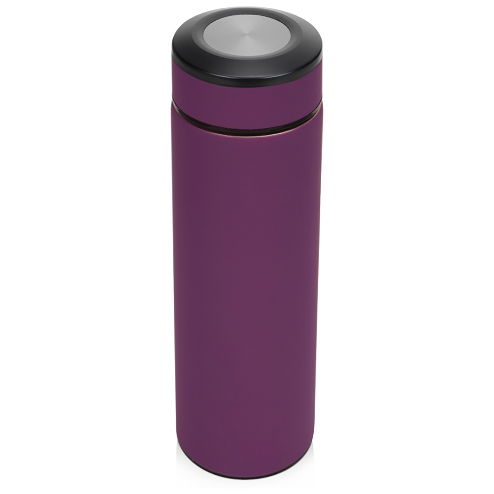 Термос "Confident", металл, 420 мл, фиолетовый, черный