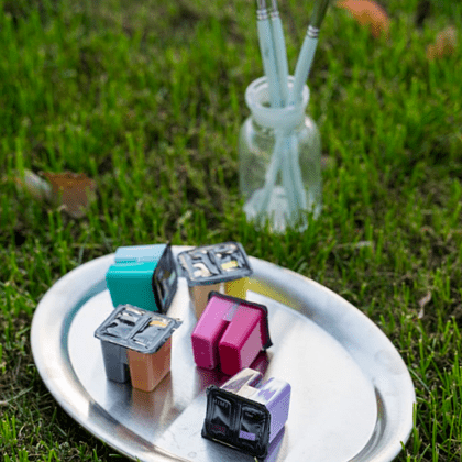 Краски акриловые"Himi Jelly Cup", набор 36 цветов, 12 мл, кювета - 23