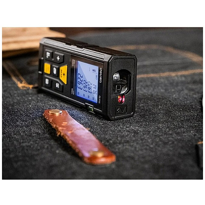 Дальномер лазерный Deli YS EDL4168, 60 м, желтый, черный - 9