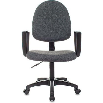 Кресло для персонала "Бюрократ CH-1300N/3C1 Престиж+", пластик, ткань, темно-серый - 2