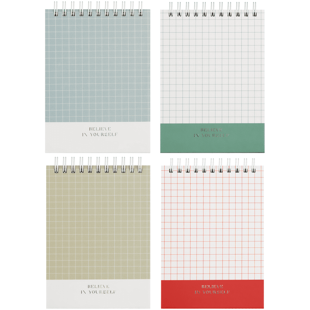 Блокнот "Shiny mono", А6, 80 листов, клетка, ассорти