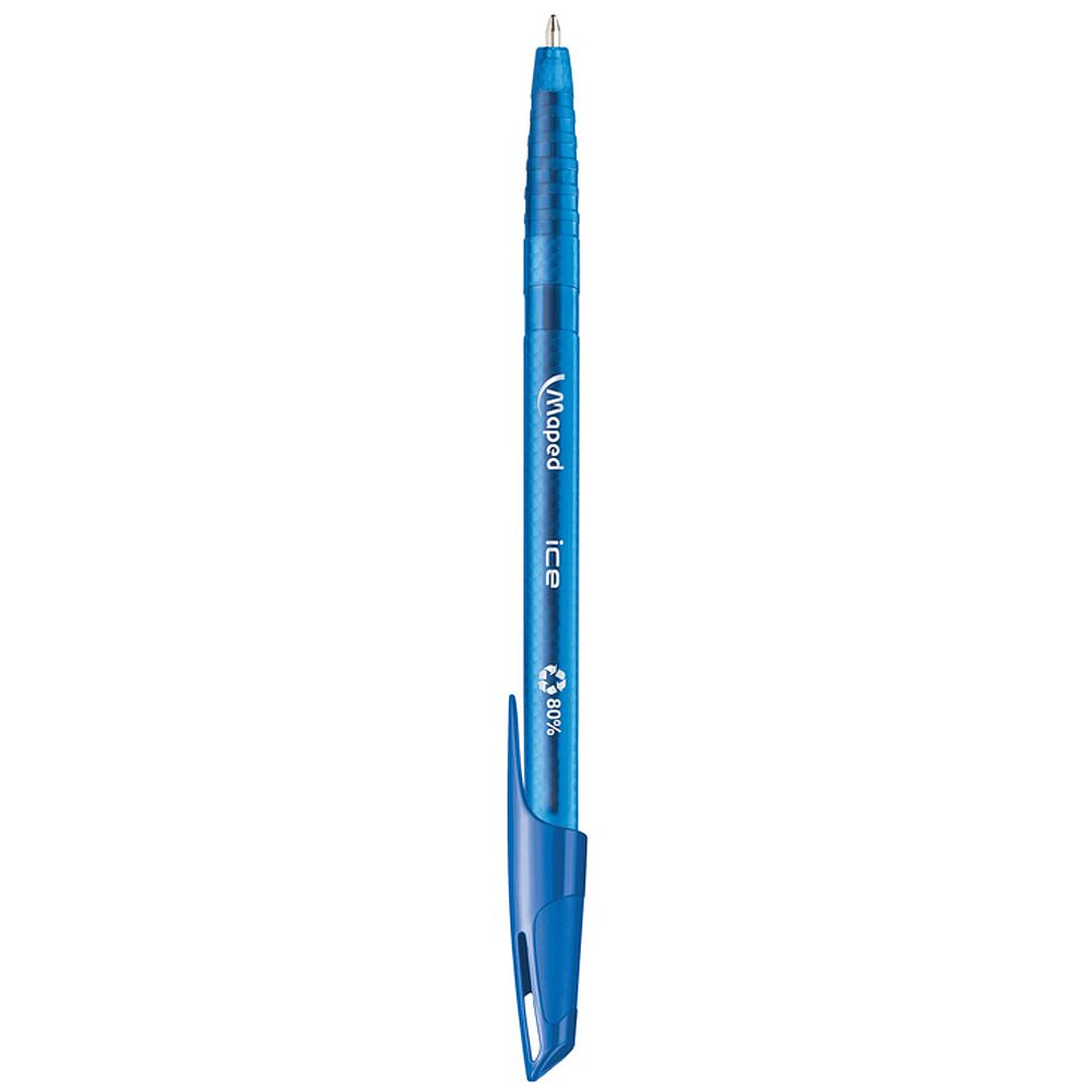Набор карандашей простых "Maped" + ластик, точилка, ручка шариковая, маркер текстовый - 3