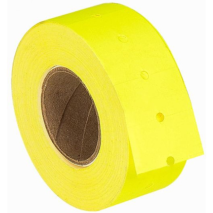 Этикет-лента для этикет-пистолета, 21.5x12 мм, 1000 шт, желтый