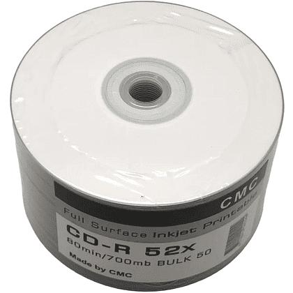 Диск CD-R, 700Mб, 52x, CMC Printable, 50 шт - 2