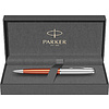 Ручка шариковая автоматическая Parker "Sonnet Essential SB K545", 0,7 мм, серебристый, оранжевый, стерж. черный - 2