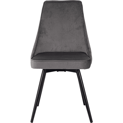 Стул Бюрократ "CH-K4_SP_2" ткань, темно-серый, металл, комплект 2 штуки, с поворотным механизмом - 3