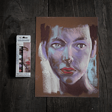 Пастель сухая "À l'écu Half Pastel. Телесные светлые", 6 цветов