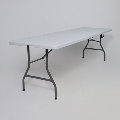 Стол складной Table AKS тип 1, 2400х760х740 мм, пластик, белый - 6