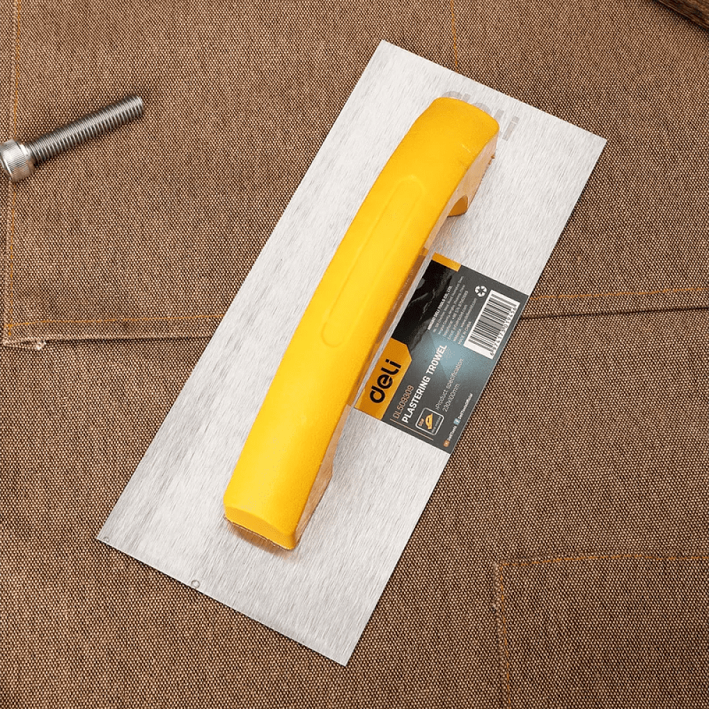 Гладилка Deli YS EDL509309, нержавеющая, 230 x 100 мм, 2-х компонентная рукоятка - 6