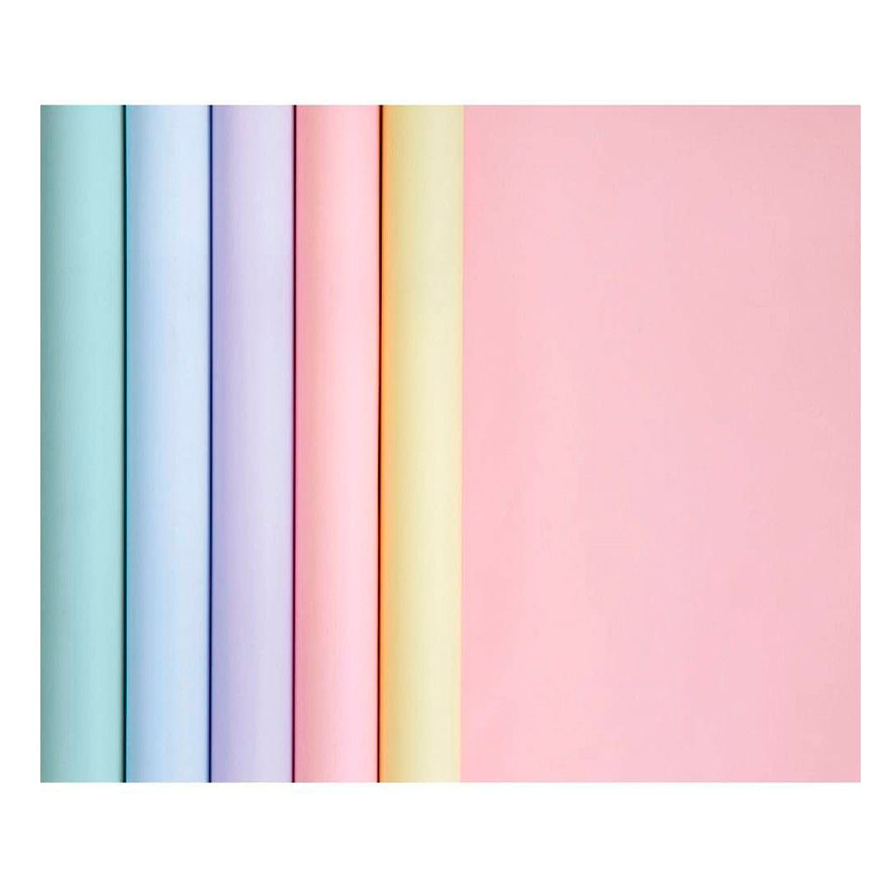 Бумага декоративная в рулоне "Pastel", 5x0.35 м, 80 г/м2, ассорти