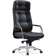 Кресло для руководителя Бюрократ DAO, кожа, черный