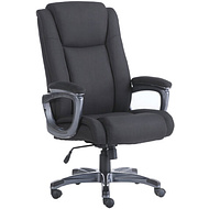 Кресло д/руководителя BRABIX PREMIUM Solid HD-005, ткань, пластик, черный