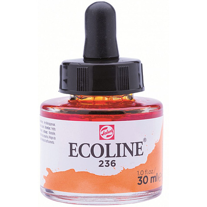 Жидкая акварель "ECOLINE", 236 светло-оранжевый, 30 мл