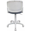 Кресло для детей Бюрократ "CH-W296NX/15-48", ткань, пластик, белый, серый - 4