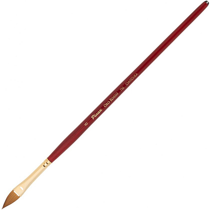 Кисть для рисования "Pinax ORO ROSSO", синтетика, "кошачий язык", №8