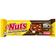 Шоколадный батончик "Nuts", протеиновый, 45 г