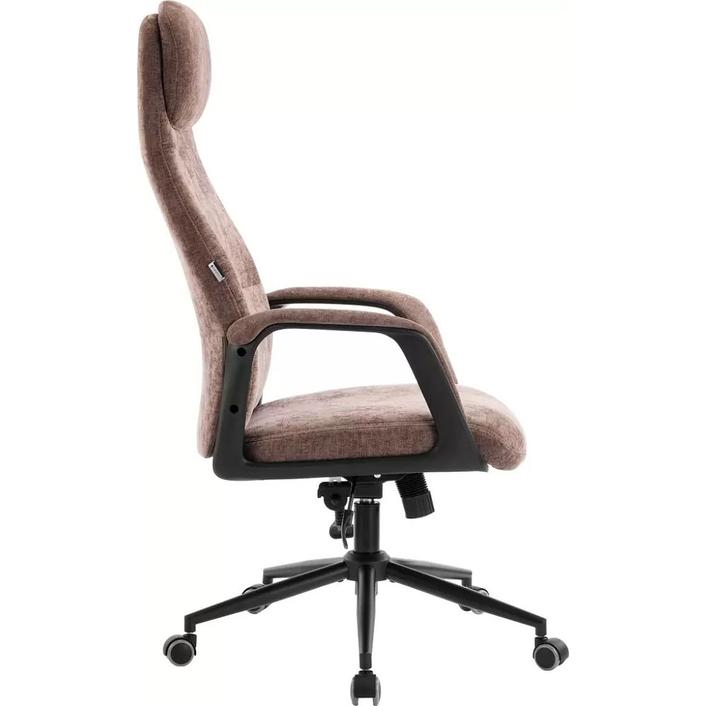 Кресло компьютерное EVERPROF Otto, Black ткань, коричневый, металл, корпус черный - 3