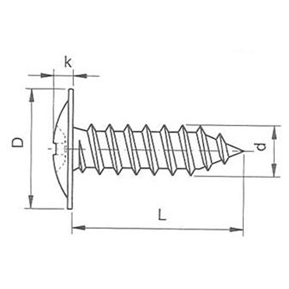 Саморез 4.2х76 мм с прессшайбой, цинк, 250 шт. - 2