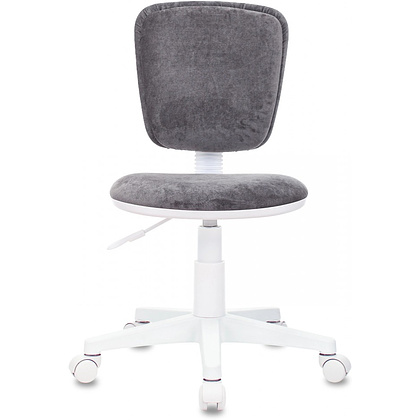 Кресло детское Бюрократ CH-W204NX, ткань, серый Italia 26, пластик, корпус белый - 2