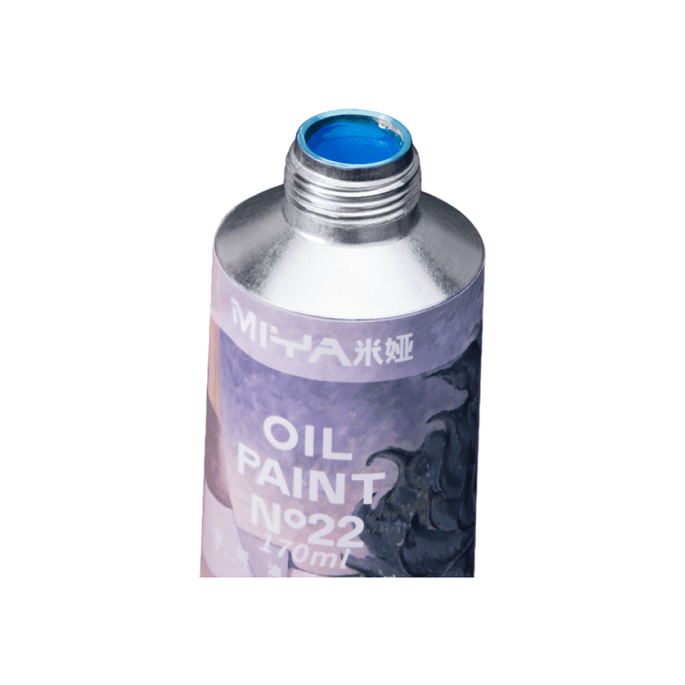 Краски масляные "HIMI.MIYA", жёлтый средний, 170 мл., туба - 3