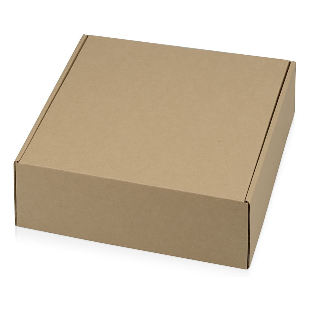 Коробка подарочная "Zand L", 26,4x25,7x10 см, коричневый
