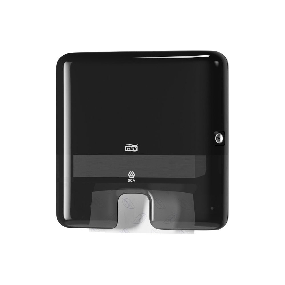 Диспенсер TORK Xpress д/полотенец листовых Multifold, черный, H2 мини - 4