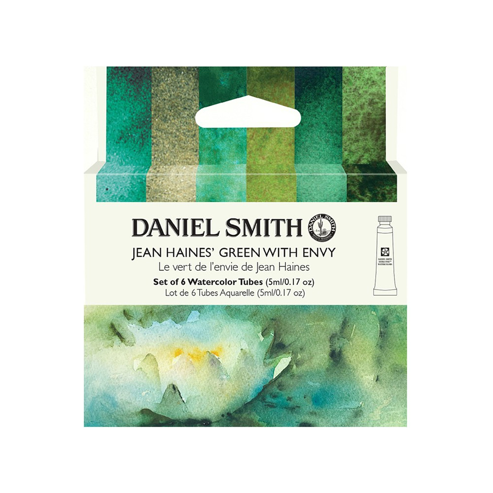 Краски акварельные Daniel Smith "Jean Haines "Green With Envy", 6 цветов, тубы