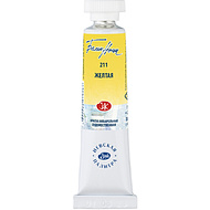 Краски акварельные Белые ночи, 211 желтая, 10мл., туба