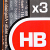 Набор карандашей простых Maped "Black Pep's", HB, с ластиком, черный (965126) - 3