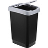 Урна для мусора IDEA, 25 л, пластик, черный, серый - 3