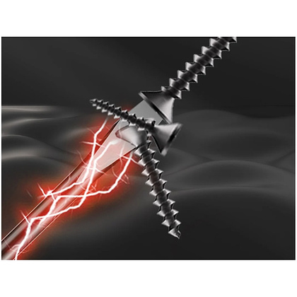 Набор отверток Deli HS EHT1002, 2 шт.(PH1х100,SL5х100), Soft Touch, черный - 7