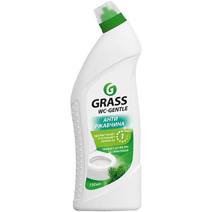 Средство чистящее для туалетных и ванных комнат "WC-gel Gentle", 750 мл