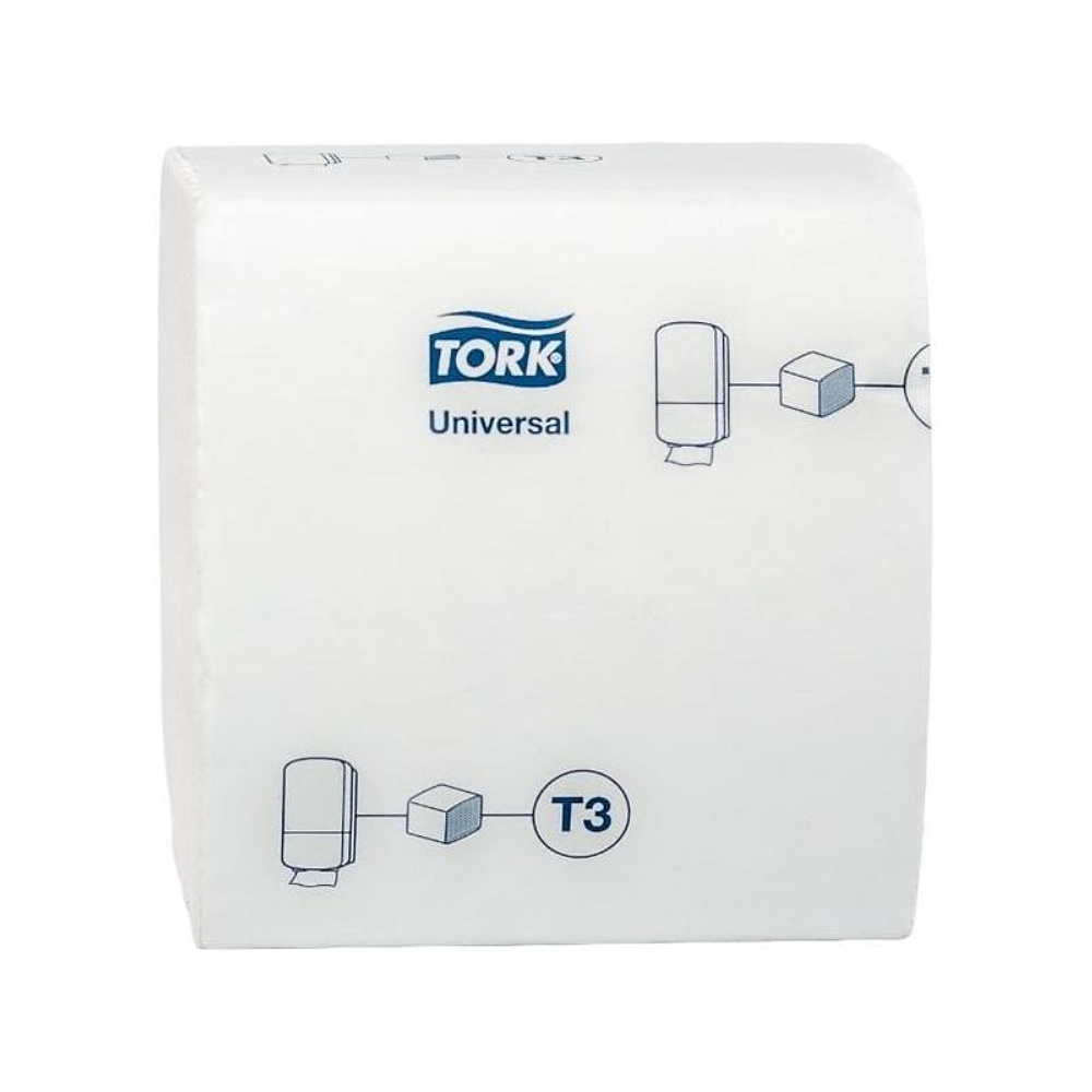 Бумага туалетная листовая "Tork Universal Т3", 1 слой (114272-00) - 4