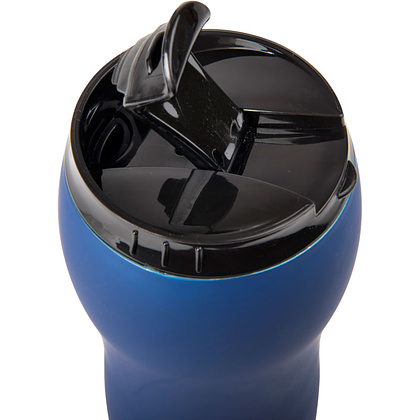 Кружка термическая "Velvet", металл, пластик, 380 мл, синий, черный - 2