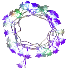 Гирлянда электрическая LED "Нить" с насадками "Елочка", 4,5 м