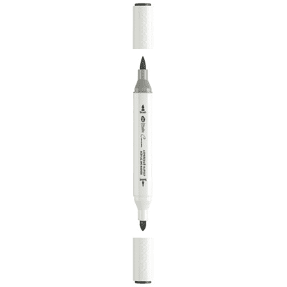 Маркер акриловый "Сонет", двусторонний, черный