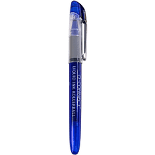 Ручка-роллер "Q-CONNECT", 0.5 мм, синий, стерж. синий