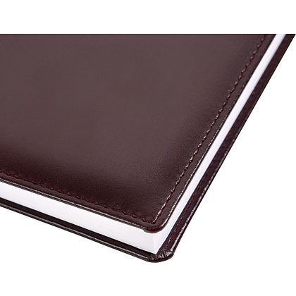 Ежедневник недатированный "Pelle Siena", А5, 272 страницы, бургунди - 5