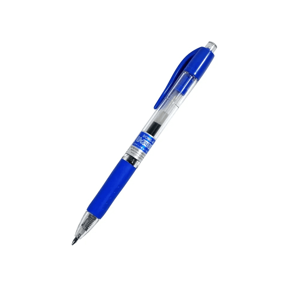 Ручка гелевая "U-knock", 0.7 мм, голубой, стерж. синий - 2
