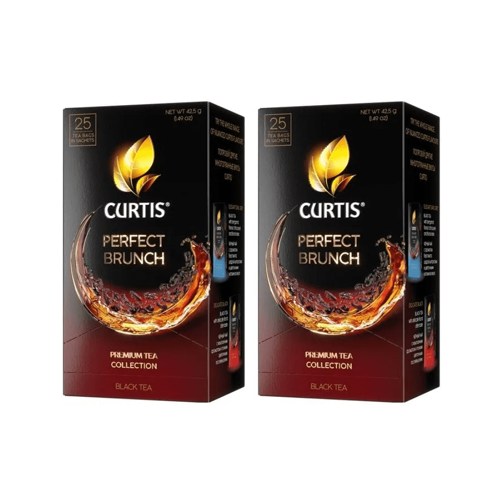 Чай "Curtis. Perfect Brunch", 25 пакетиков х 1.7г, черный, байховый